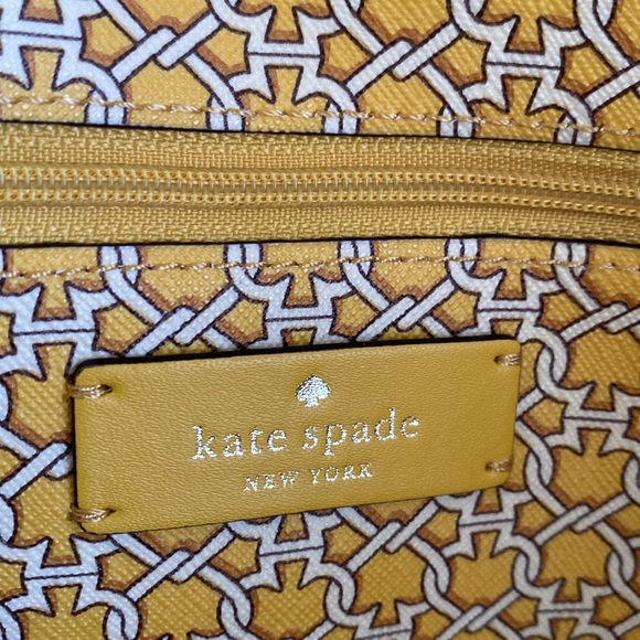 KATE SPADE ♠️ New York 💛YELLOW MULTI💛 SPADE LINK TOTE BAG 🌟LINE NEW🌟 - Picture 14 of 17